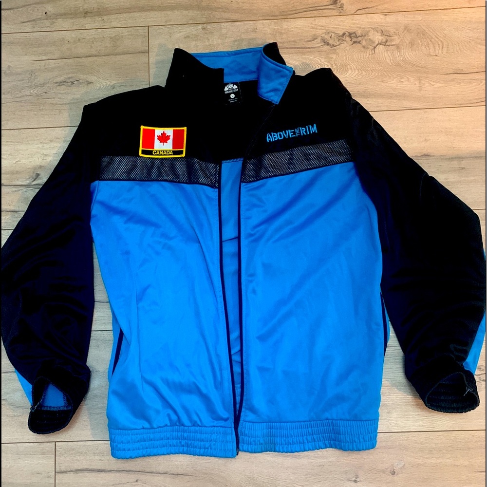 90s above the rim Canada warm up jacket